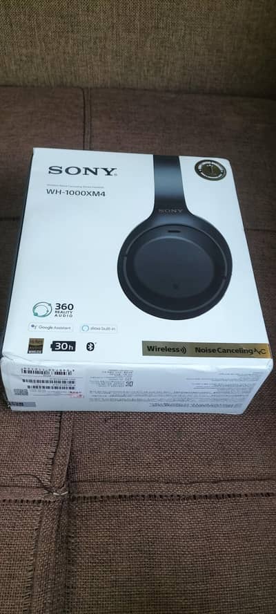 Sony WH-1000XM4 - Noise Canceling Headphones - Black