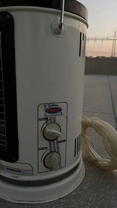 Puma Gas heater plus Stove for sale in excellent condition