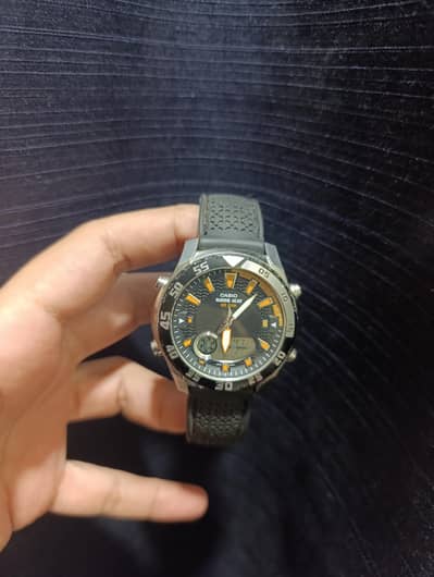 Casio Marine Gear AMW - 710 Original Men's Watch Moon and Tide graph