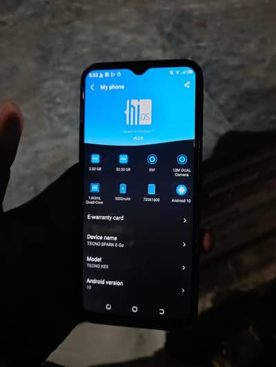 Tecno spark 6 go 2/32