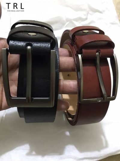 Leather Belts available | Cow Leather Belt Brown & Black