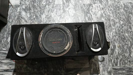 Solid Audio woofer and sony speaker