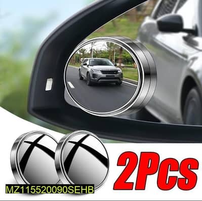 2 pcs car Round side mirror / Cash COD order what's up 03187672296