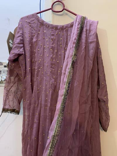 large silk frok with koti