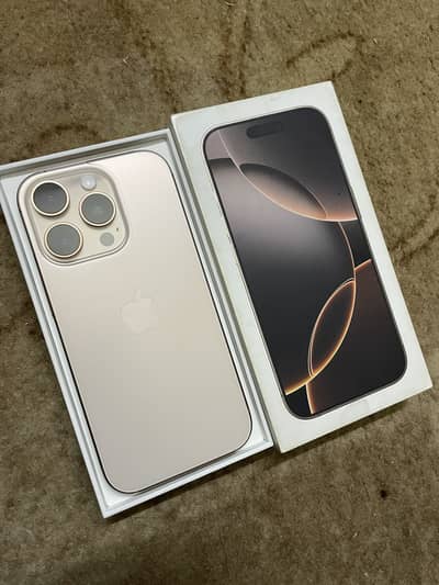 iPhone 16 pro 128gb jv desert titanium