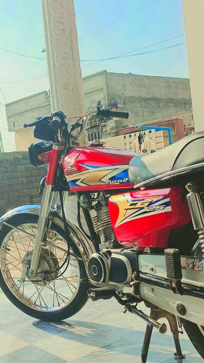 Honda cg 125 20 model all docomentas clear Demand 170k