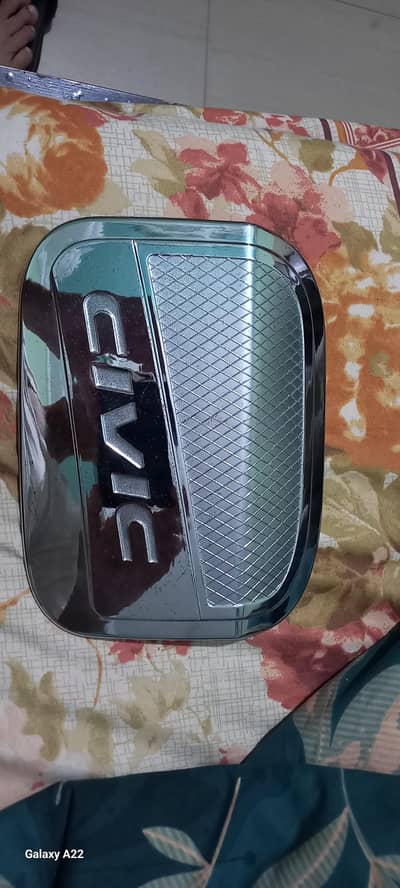 Civic X 2016 to 2021  patrol tank chrome cover