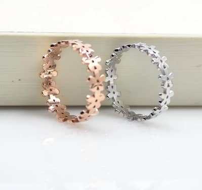 Women Flowers Korean Fashion Tail Ring