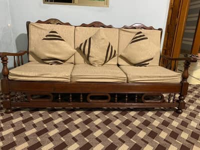 Wooden Sofa set
