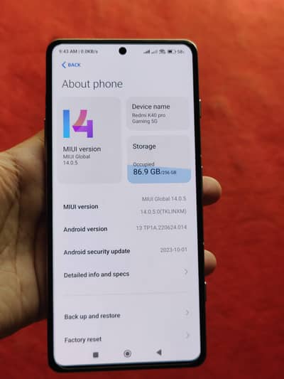Redmi K40 pro 5G gaming audition