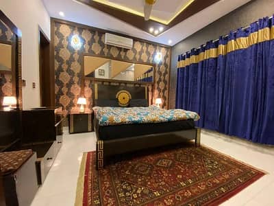 Vip 10 Marla Luxury Furnished Upper Portion Available For Rent In Bahria Town Lahore