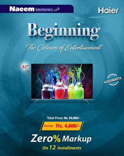 Brand new Haier LED's available for sale