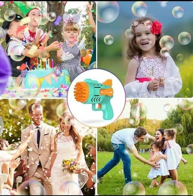 Bubble machine gun 29 holes Blaster for kids