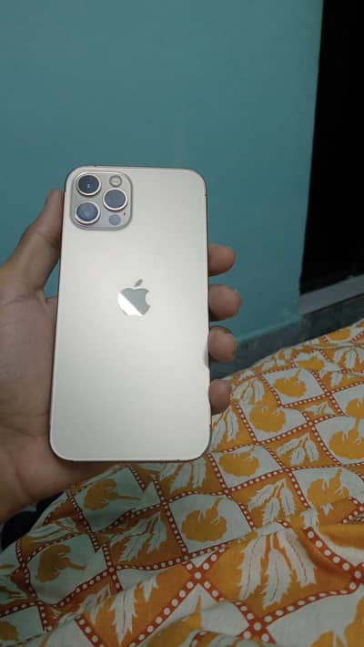 Iphone 12 pro Pta dual e+p sim Gold with box 10/10