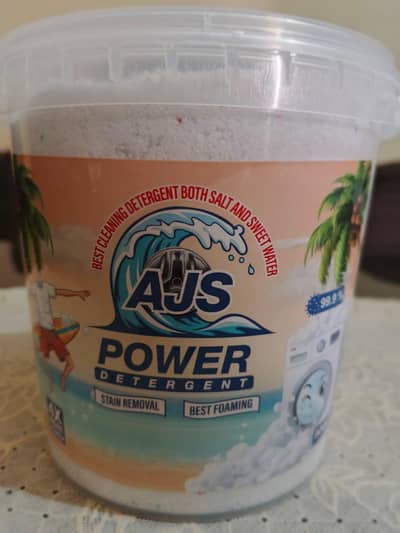 AJS POWER DETERGENT.