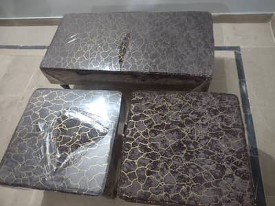 Ottoman set or foot stool or 3 Seater Sofa Sethi