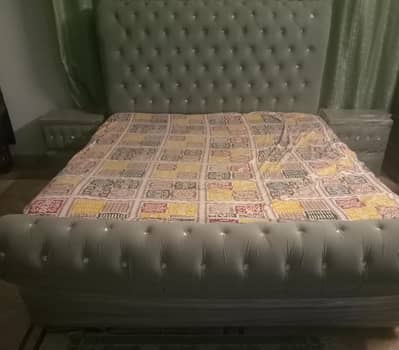 Bed side tables and dressing with looking glass (mirror)