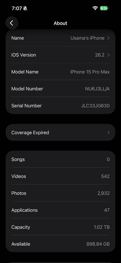Apple iPhone 15 Pro Max- 1 TB