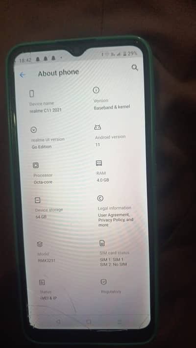 Realme c 11 pta approved 4/64