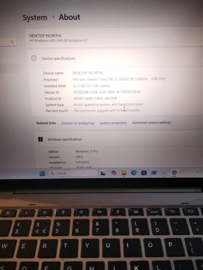HP EliteBook x360 1040 G8 | i7 11th | 32gb 512gb | Touch Screen