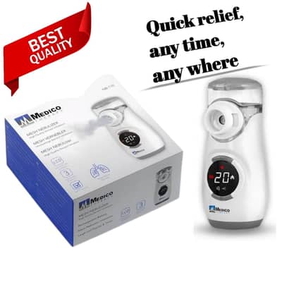 Portable & Rechargeable messh Nebulizer  for adults and kids