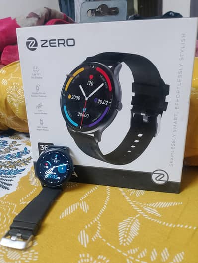 Zero Luna smart watch black colour