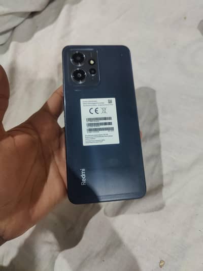 Redmi note 12 good condition with box. 8/128 Gb storage.