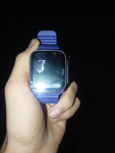 t800 ultra smart watch new with box working with blue strap