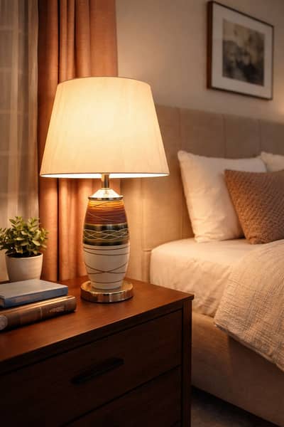 2 Bedside Table Lamps
