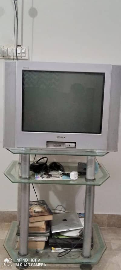 TV WITH TV TROLLEY