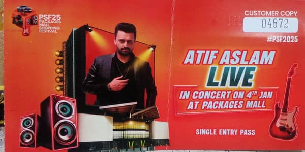 Atif Aslam Concert Pass
