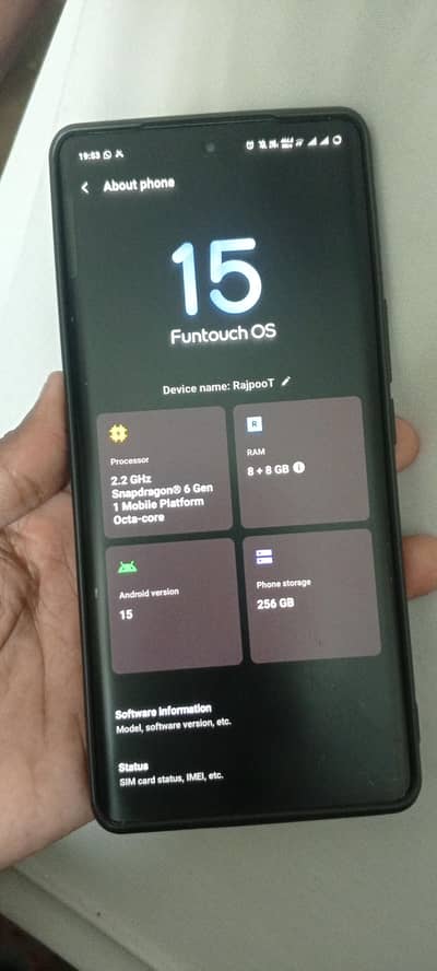 VIVO V30E (8+8 256) FOR SELL WITHOUT BOX