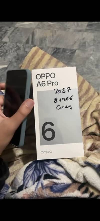 Oppo A6 pro just box open