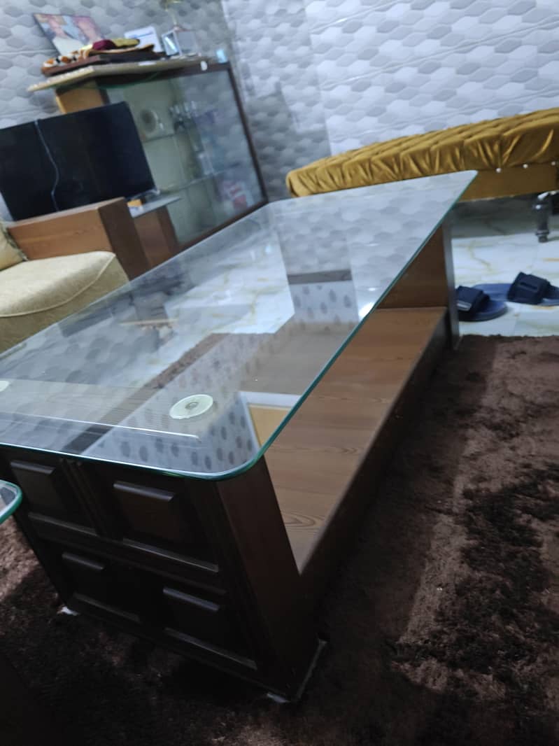 Sofa Set 3+1+1 plus Table Set 5