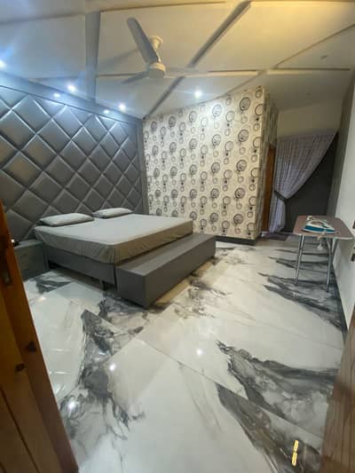 10 Marla Furnished Upper Portion Available For Rent In Bahria Town Lahore