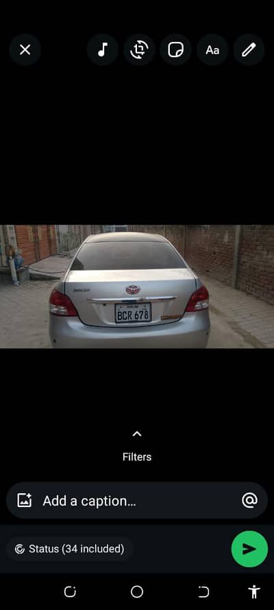 Toyota belts like new. Car Rabta num 0321/220/55/70