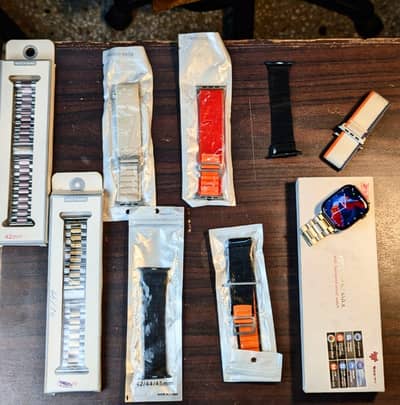 HK 11 Pro Max Smartwatch | 7 Premium Straps | Like New Condition