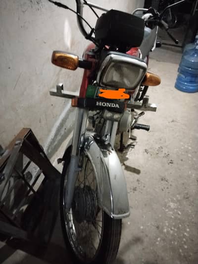 Honda CD 70 Red Colour Total Geniune Led Light Install