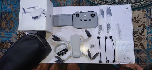 DJI Mini 2 Drone Camera 4K – Complete Box + Accessories