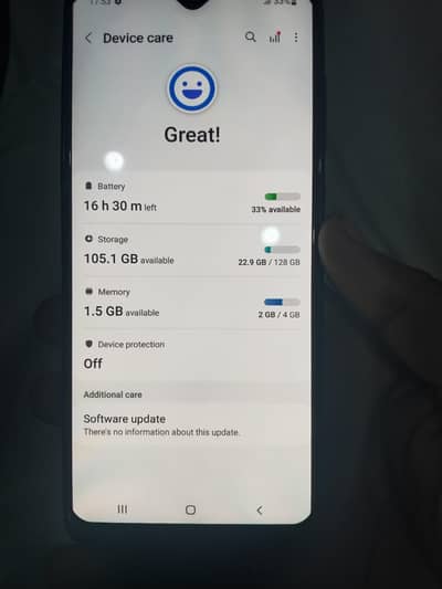 Samsung A31 4/128 front finger