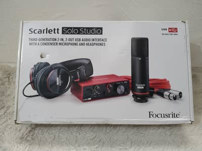 Focusrite Scarlett solo 3rd gen Bundle