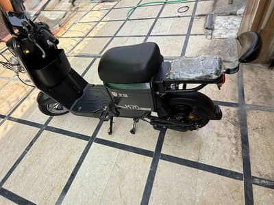 Electric scooty  For More information contact 03219840387