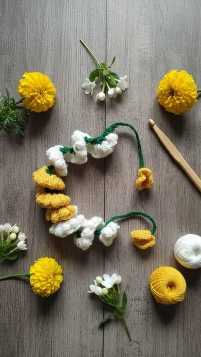 Hand made chrochet bracelet