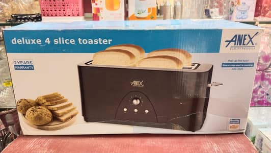 AneX Deluxe 4 Slice Toaster