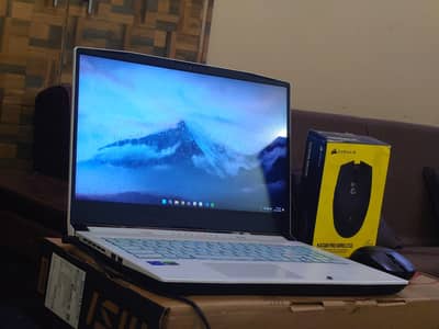 MSI Sword 15 i7-11th with rtx 3050ti gaming laptop with box and mouse