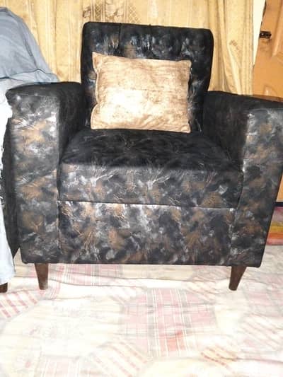 5 seater sofa Turkish fabric with cushion