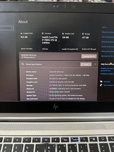 Hp elitebook {840G5}