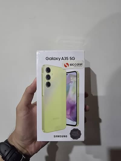 Samsung Galaxy A35 5G 8GB RAM /256GB ROM Awsome Lemon
