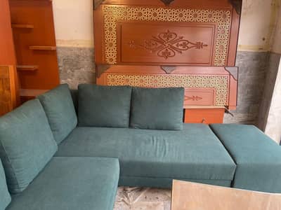 7 seater L-shaped sofa