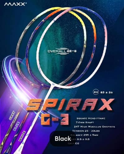 Maxx spirax G3 badminton racket